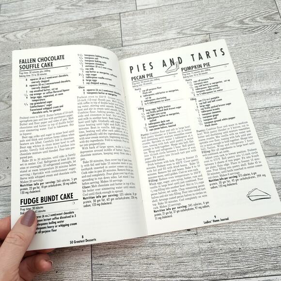 Ladies Home Journal 50 Greatest Desserts Cookbook Booklet Recipes - Picture 5 of 10